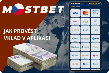 Jak provést vklad v aplikaci