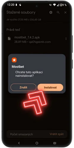 Krok 5: Nainstalujte soubor APK