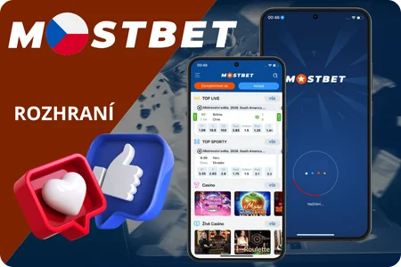 Rozhraní aplikace Mostbet